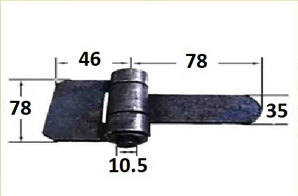 Шарнирная петля двери E6115150 для грузового транспорта 