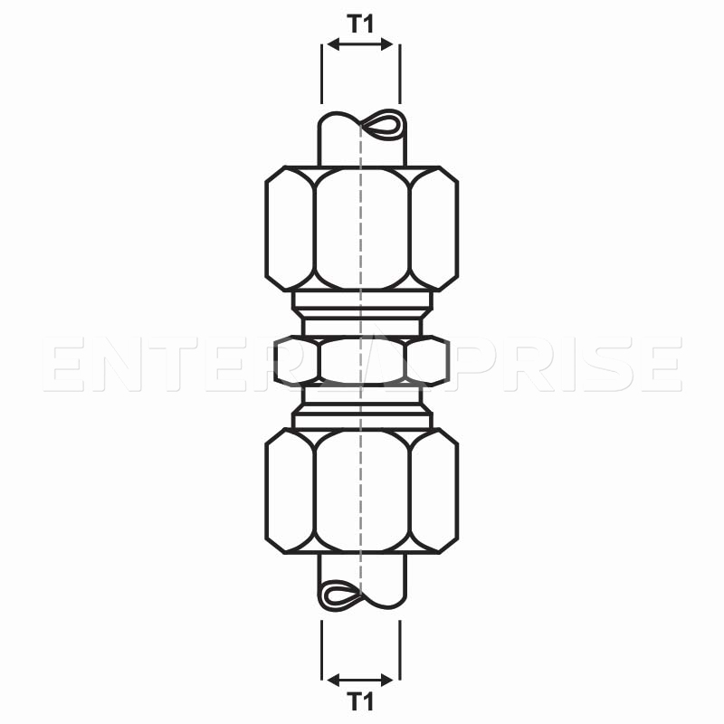 Фитинг T14 E611T14 для грузового транспорта WABCO : 8938214500