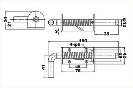 Запорный механизм E6115290 для грузового транспорта 