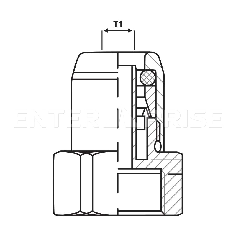Штуцер F18/T12 E651F18T12 для грузового транспорта WABCO : 8937712354