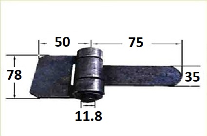 Шарнирная петля двери E6115151 для грузового транспорта 