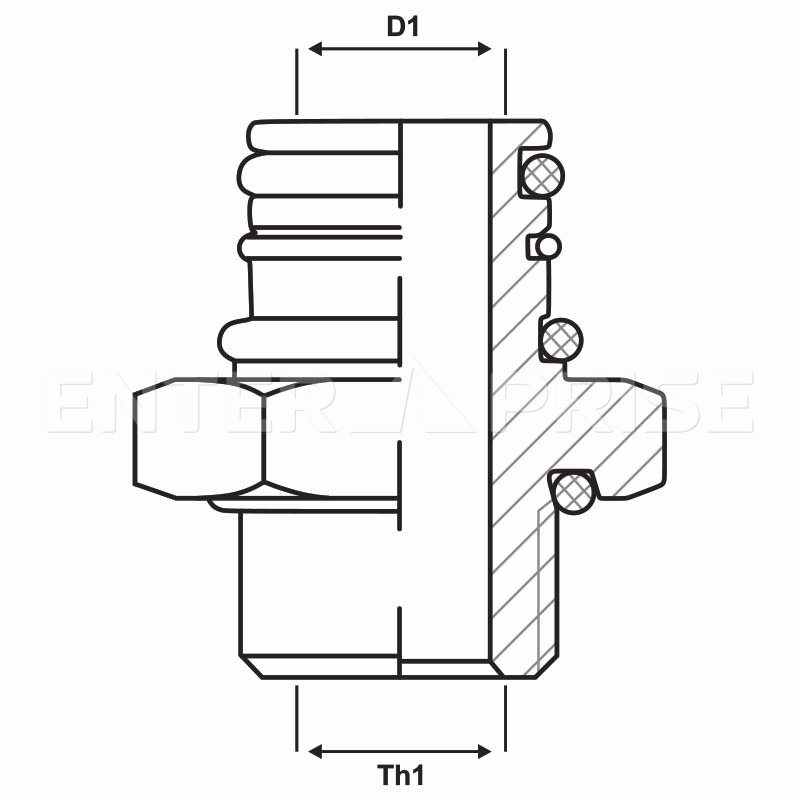 Переходник М22/Р5 E711M22P5 для грузового транспорта 