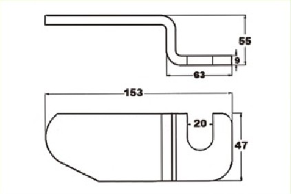 Крюк E6115539 для грузового транспорта 
