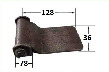 Шарнирная петля двери E6115197 для грузового транспорта 